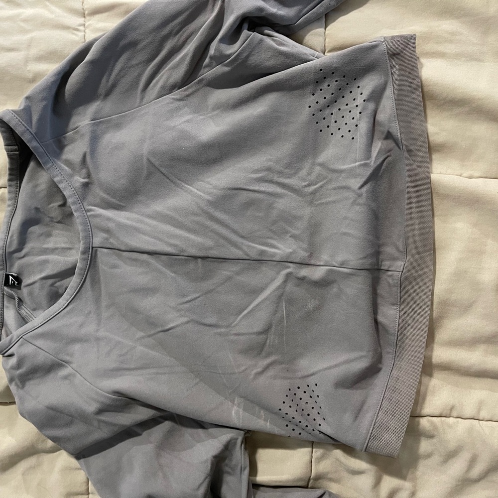 Gymshark Whitney Simmons Gray Crop Top